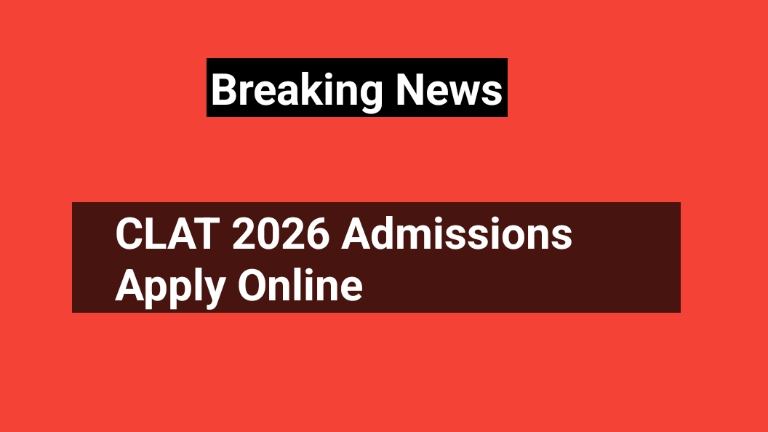 CLAT 2026 Admissions Apply Online